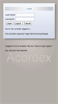 Mobile Screenshot of hq.acordex.com